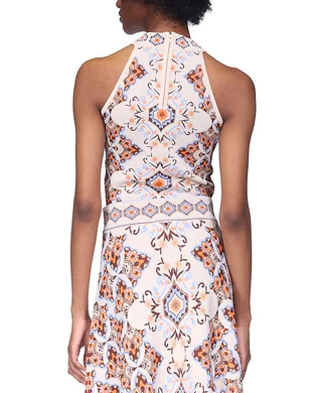 Turtle Dove Vintage Paisley Marilyn Top