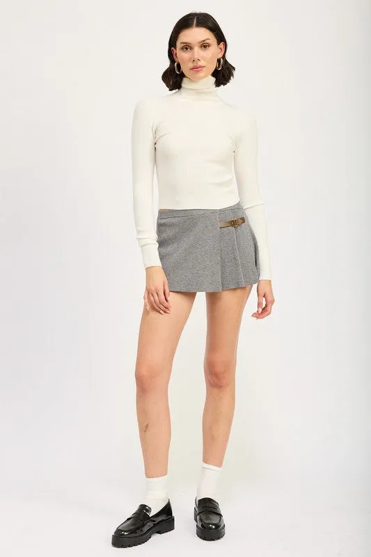 Turtle Neck Long Sleeve Top
