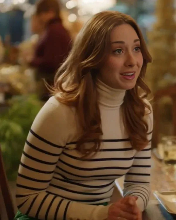 Twas The Date Before Christmas 2024 Amy Groening Striped Sweater