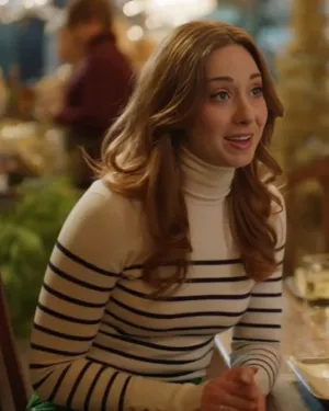 Twas The Date Before Christmas 2024 Amy Groening Striped Sweater