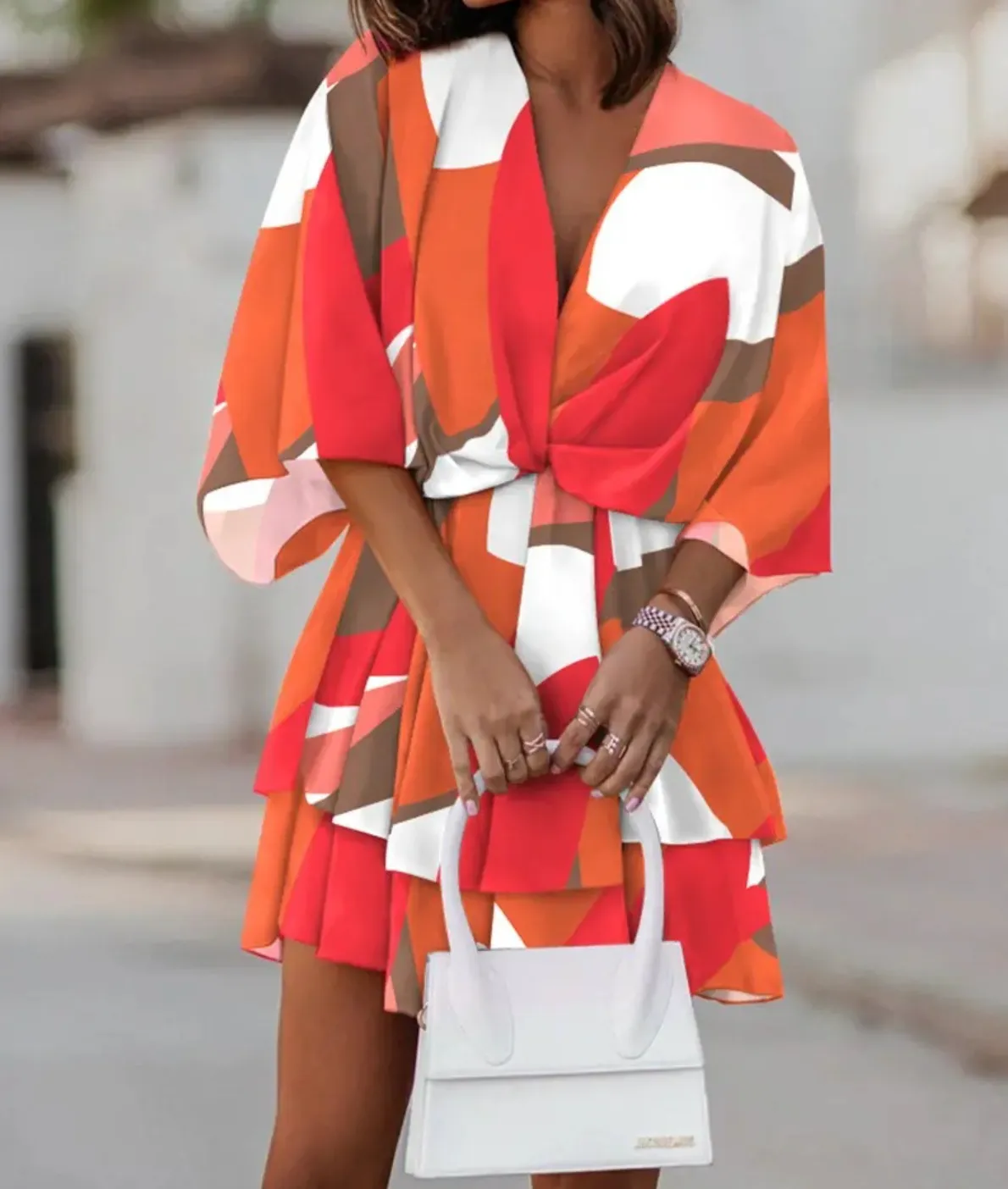 Valeria Bohemian Floral Mini Dress