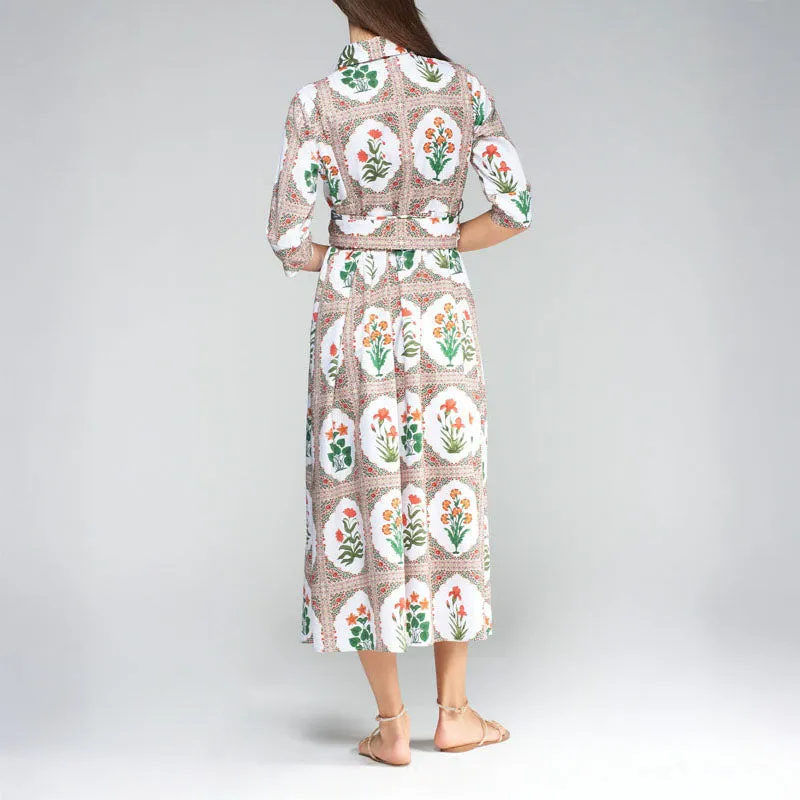 VILAGALLO Brenda Dress in Floral
