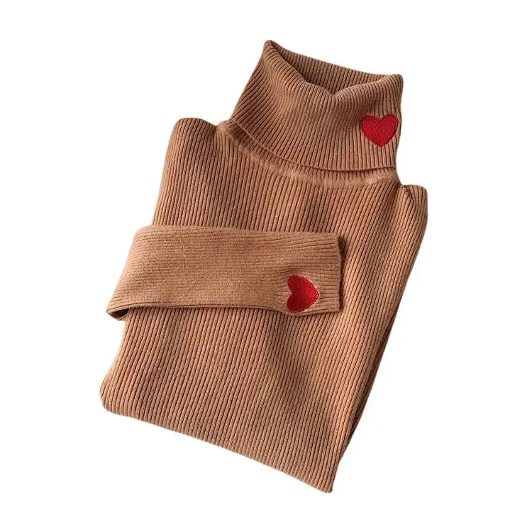 Vintage Red Hearts Jumpsuit with Adorable Heart Embroidery