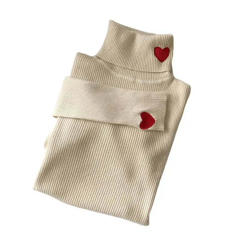 Vintage Red Hearts Jumpsuit with Adorable Heart Embroidery