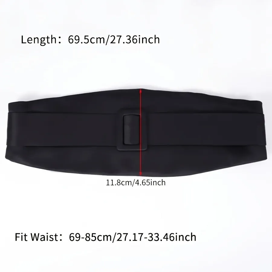 Vintage Wide Waist Cinch Belt Elastic Pleated Retro Belt for Dresses