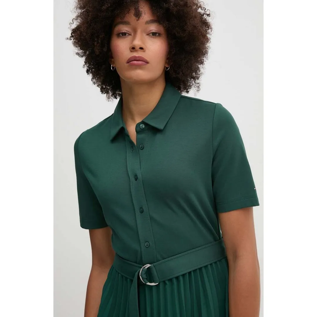 Visc Mix Pleated Pol