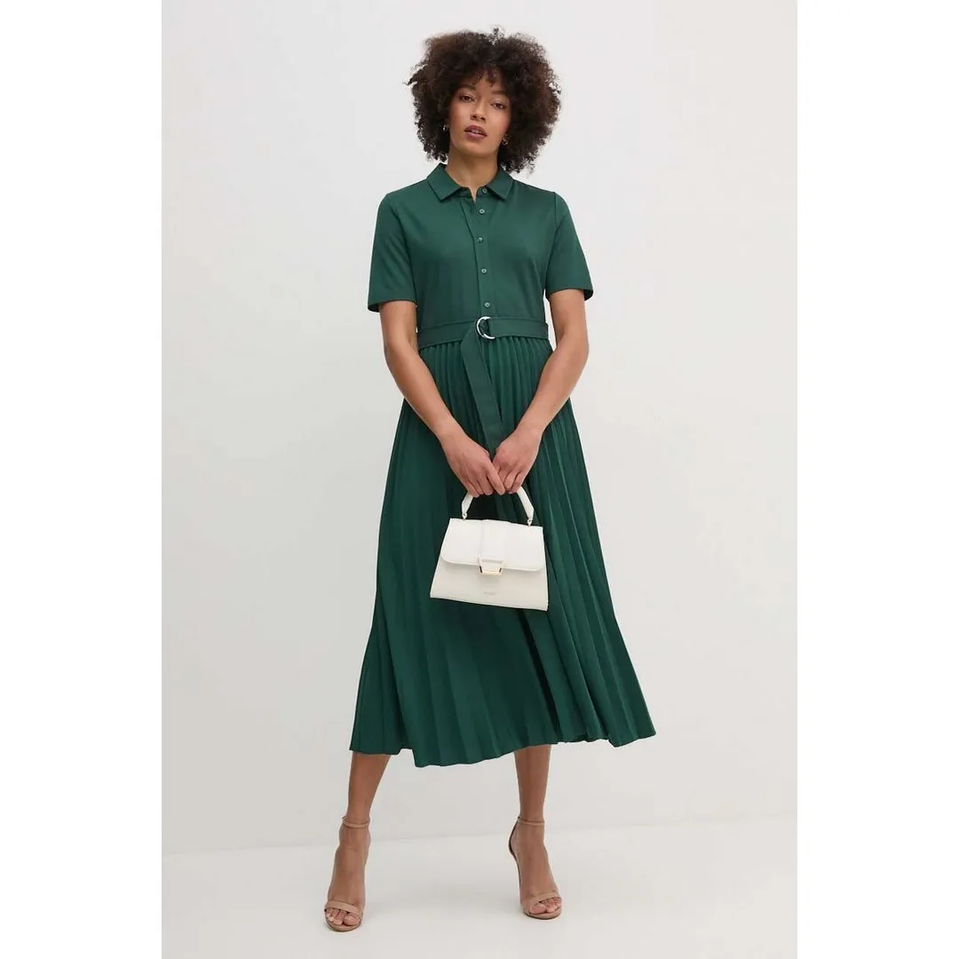 Visc Mix Pleated Pol