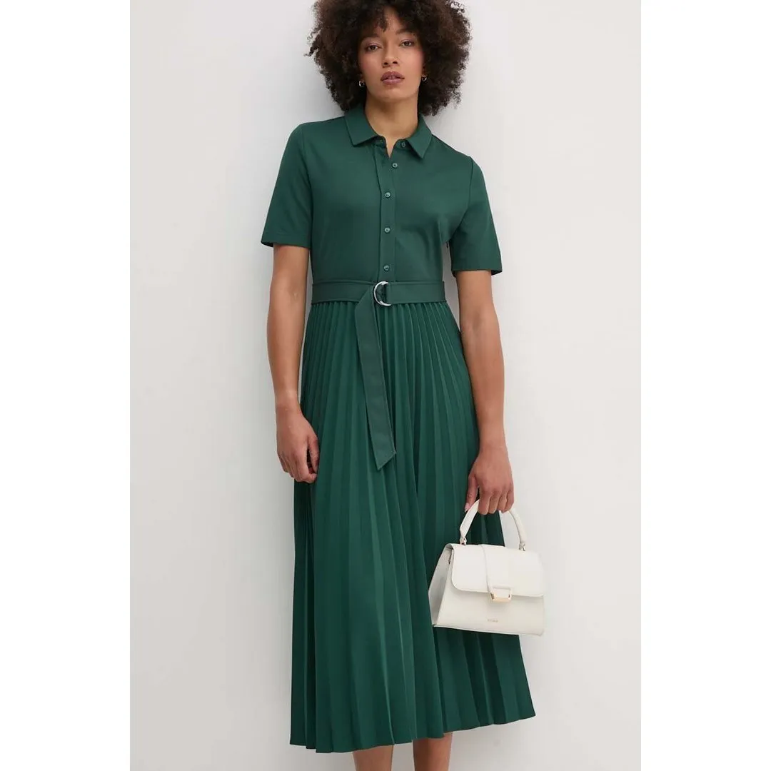 Visc Mix Pleated Pol