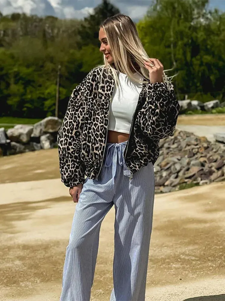 VIVIANNE | LEOPARD PRINT JACKET