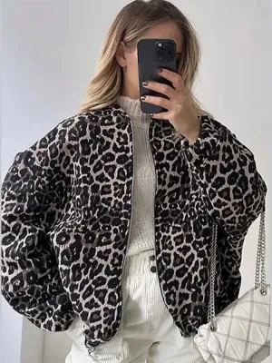 VIVIANNE | LEOPARD PRINT JACKET