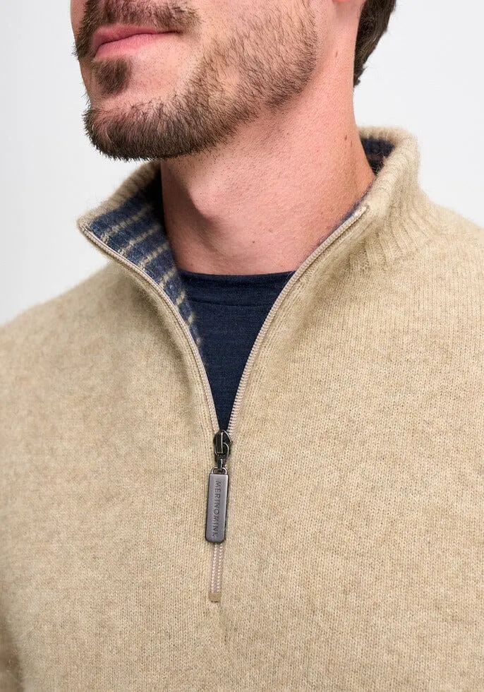 Whittaker Half Zip Merinomink