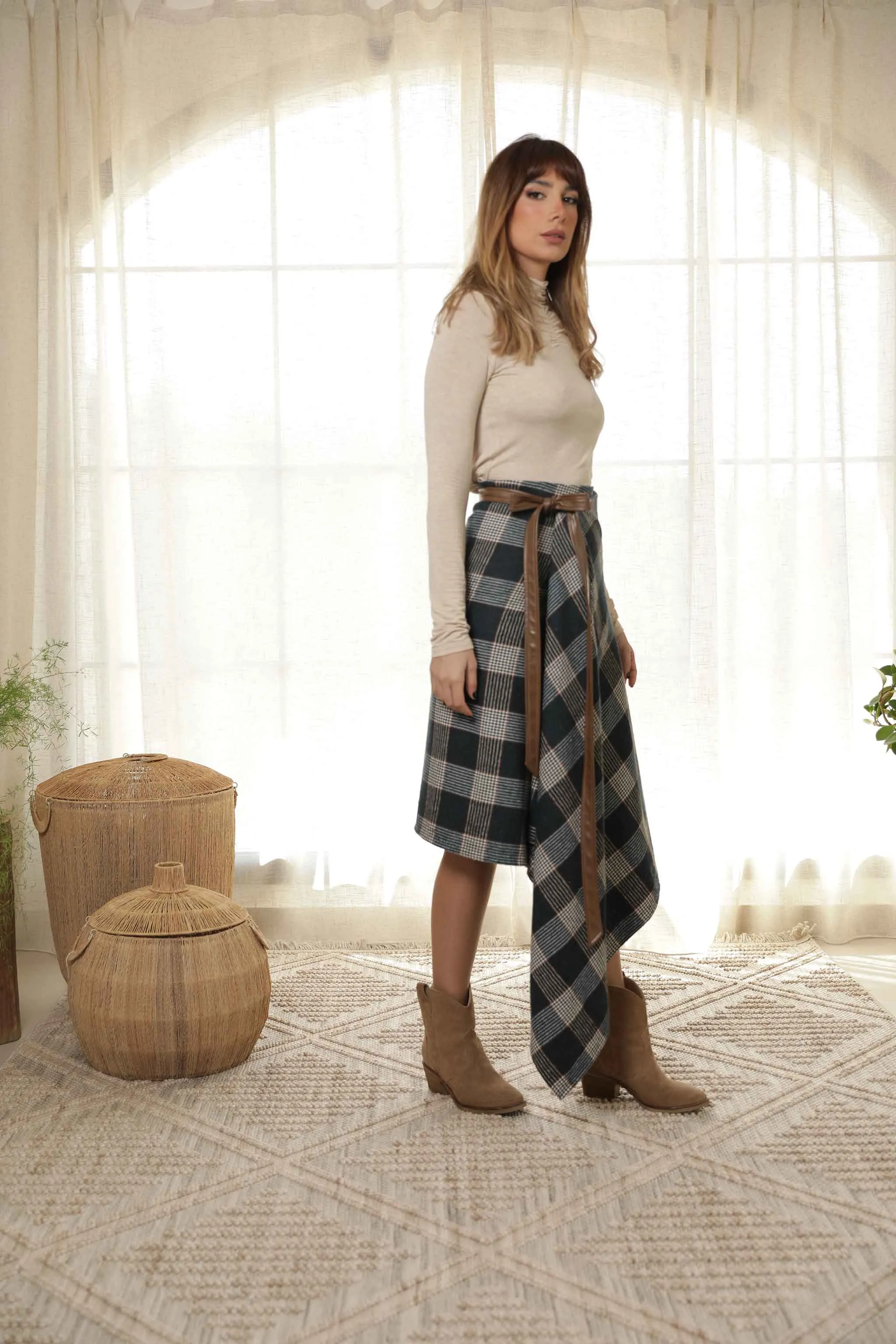 Windy Skirt - Checkered