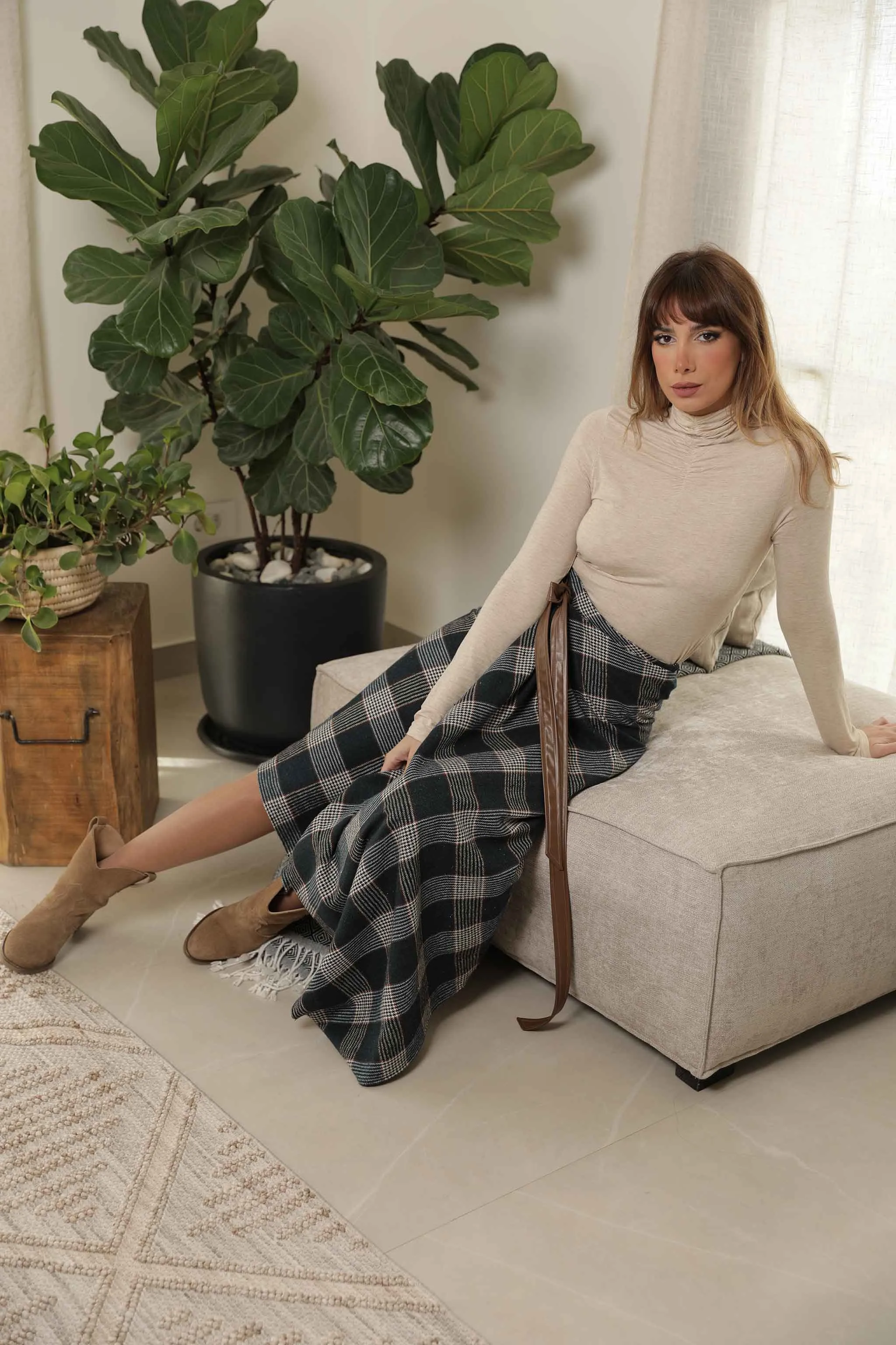 Windy Skirt - Checkered