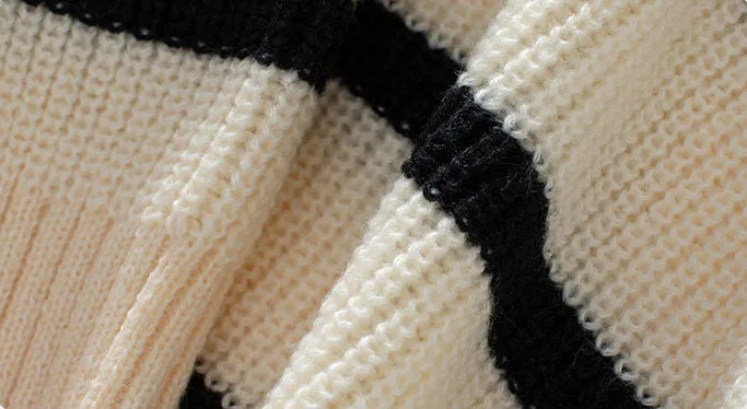 Women's Casual Striped Jumper in Soft Knit