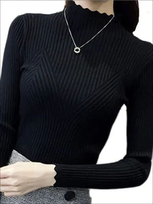 Women's Fall Trendy Knit Turtleneck Sweater
