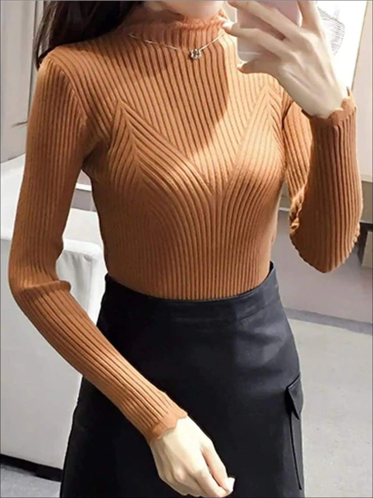 Women's Fall Trendy Knit Turtleneck Sweater