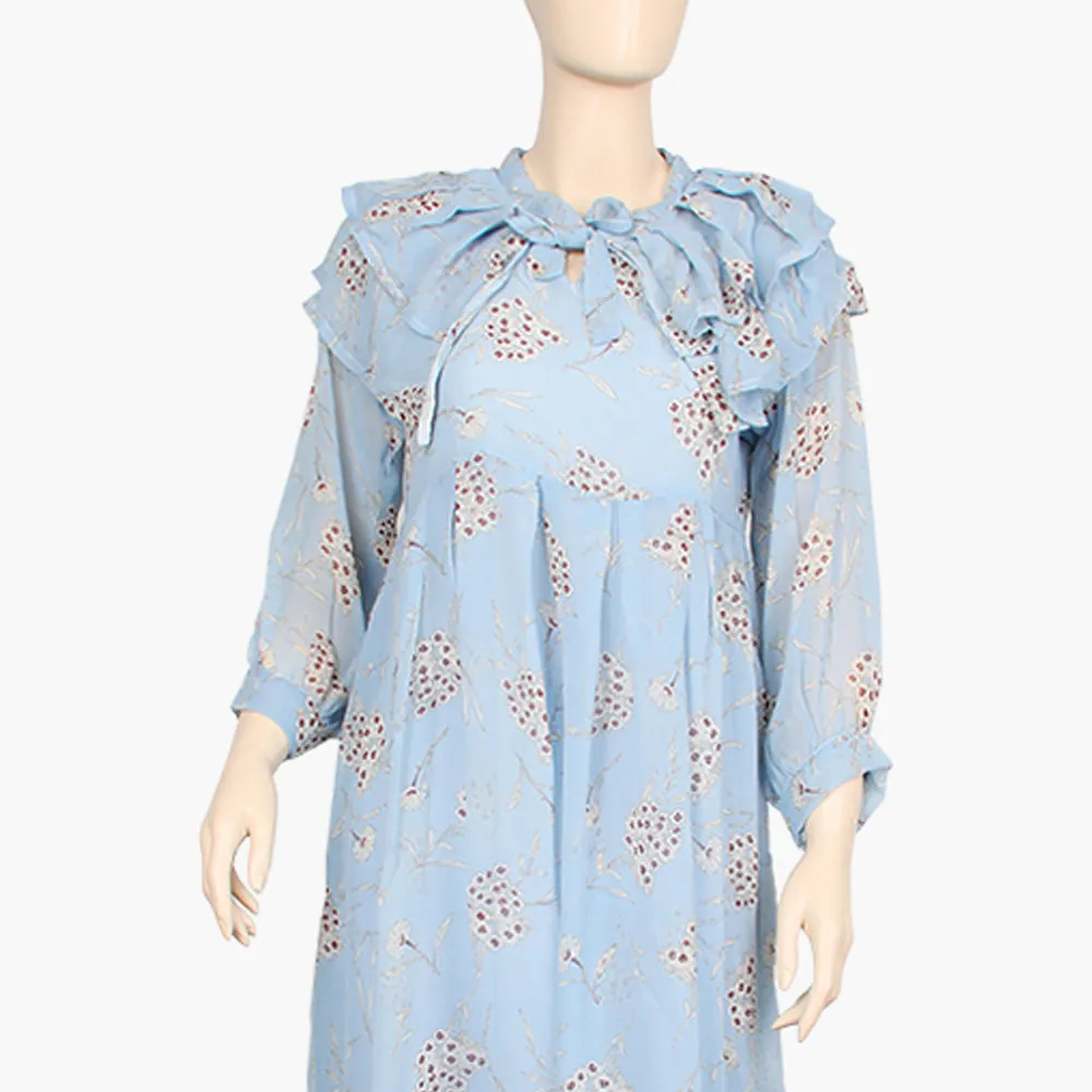 Women's Long Maxi - Light Blue