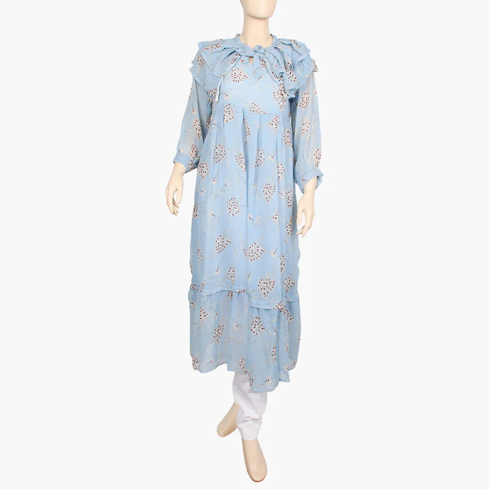 Women's Long Maxi - Light Blue