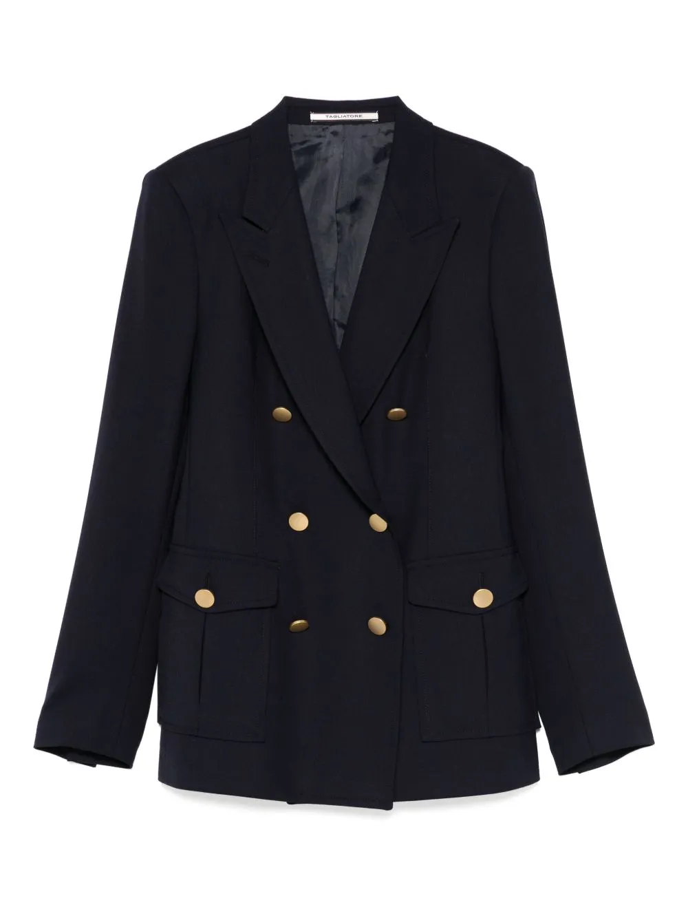 Wool double-breasted jacket