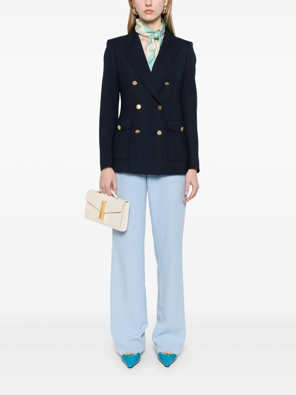 Wool double-breasted jacket