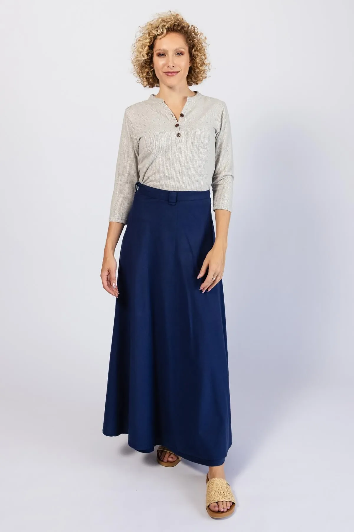 Wrap Skirt - Dark Blue