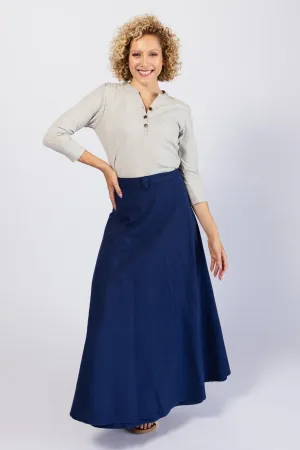 Wrap Skirt - Dark Blue