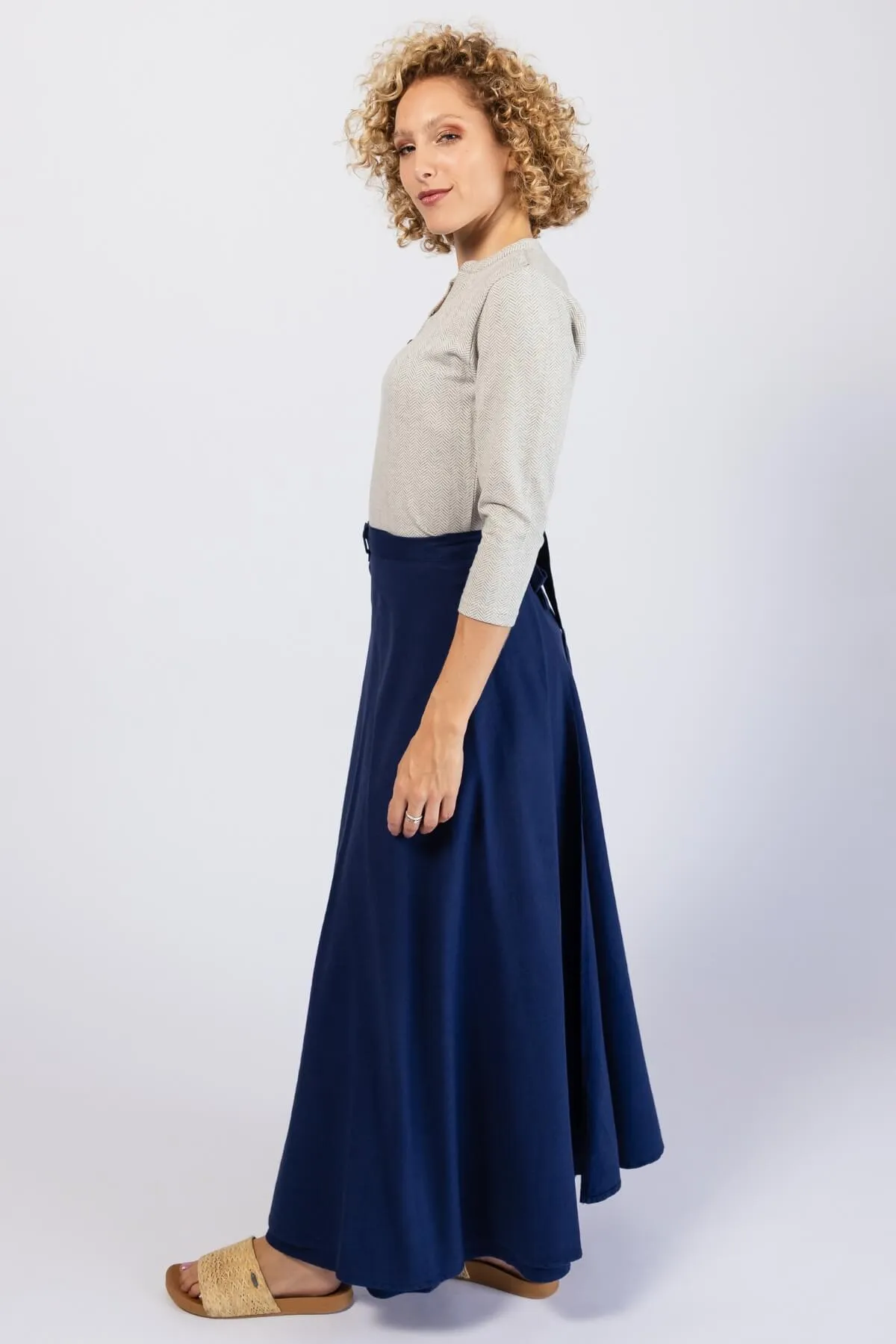 Wrap Skirt - Dark Blue