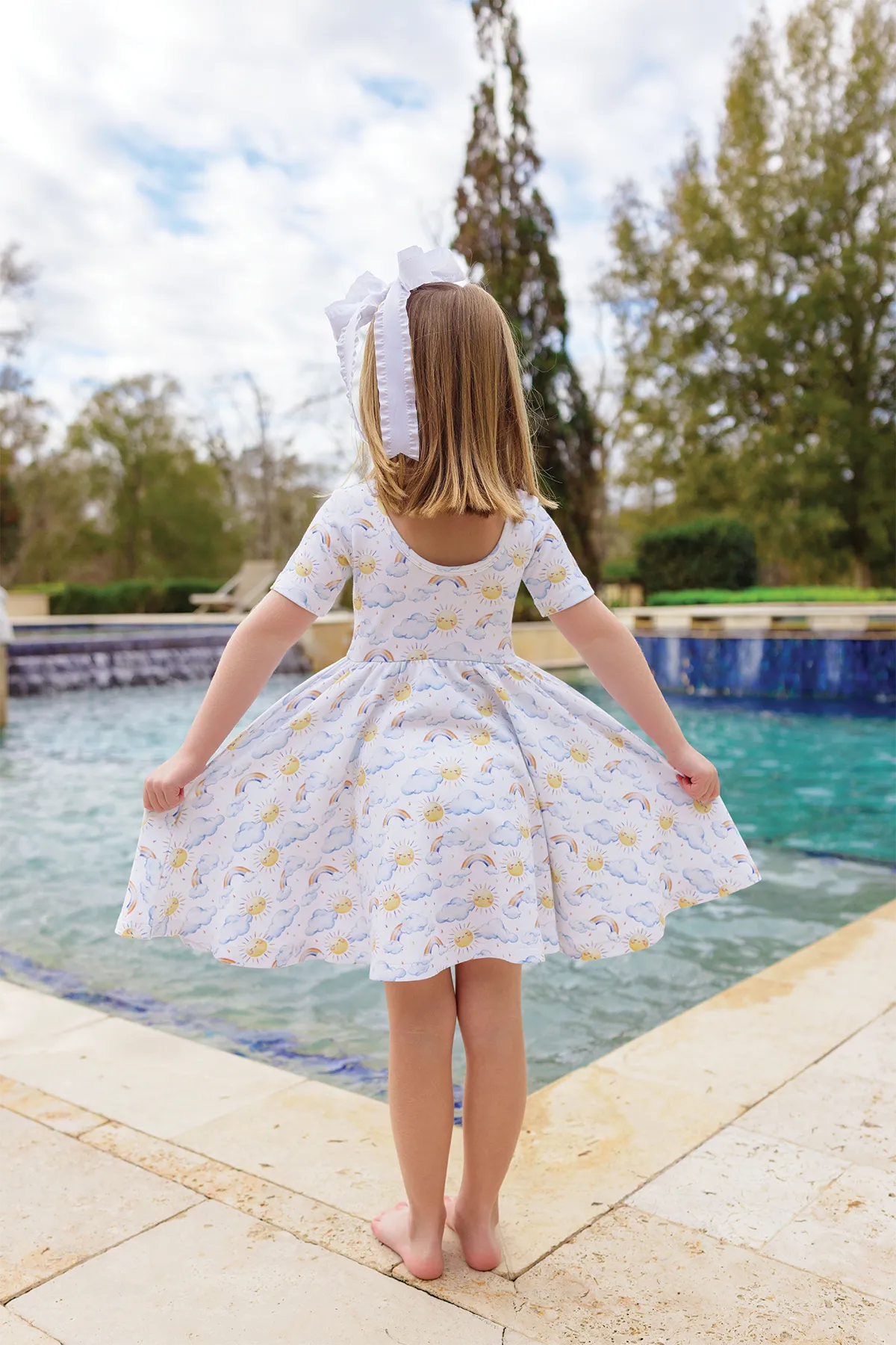 You Are My Sunshine Organic Cotton Twirl Dress