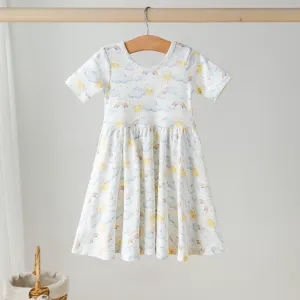 You Are My Sunshine Organic Cotton Twirl Dress